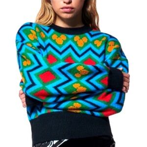 Zara Disney fair isle sweater medium